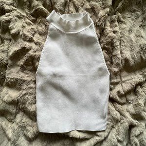 Like New Aritzia Sculpt Knit Mock Tank